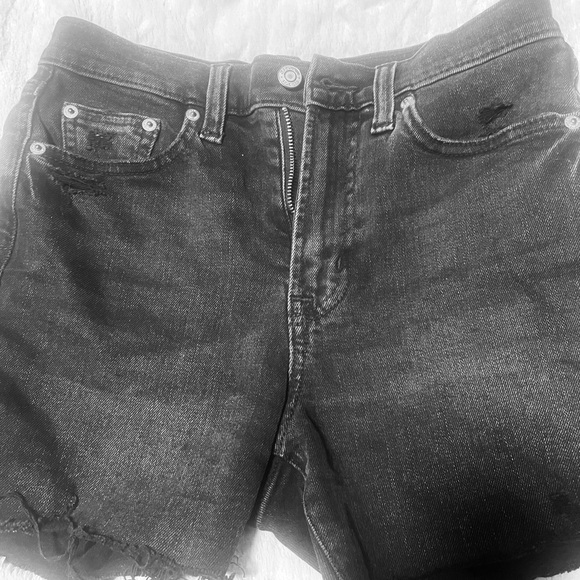 Gap high rise stride denim shorts size 25 - Picture 5 of 7